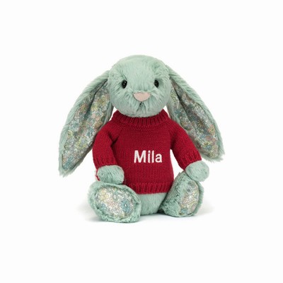 Jellycat Blossom Sage Konijn with Red Jumper | HV6452713